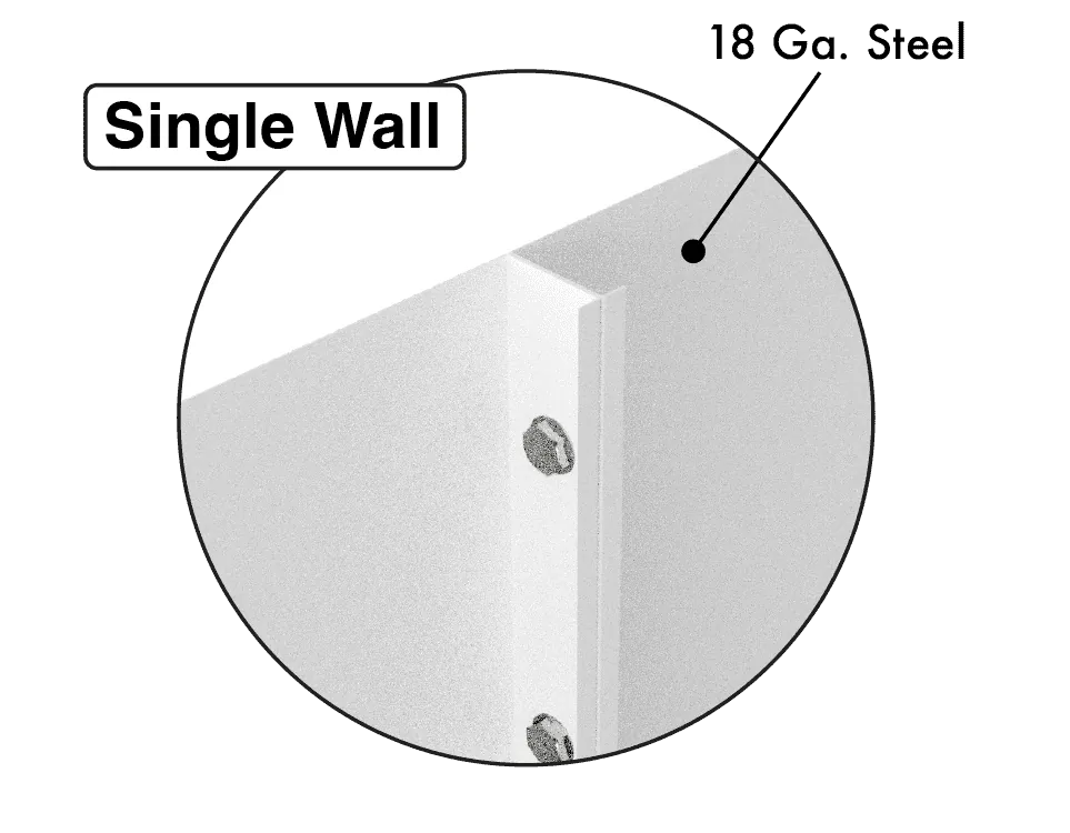 Single Wall construction detail
