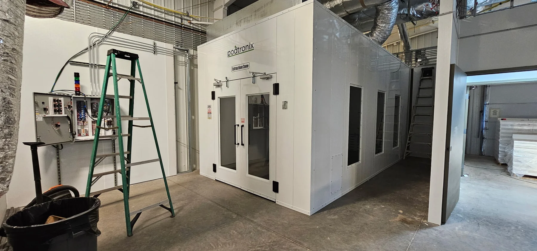 Podtronix enclosure during site installation